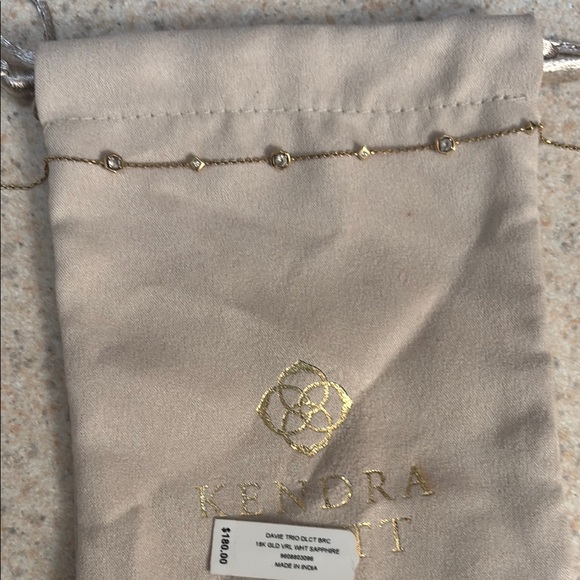 Kendra Scott Gold and White Bracelet with Elegant Design - Picture 2 of 3